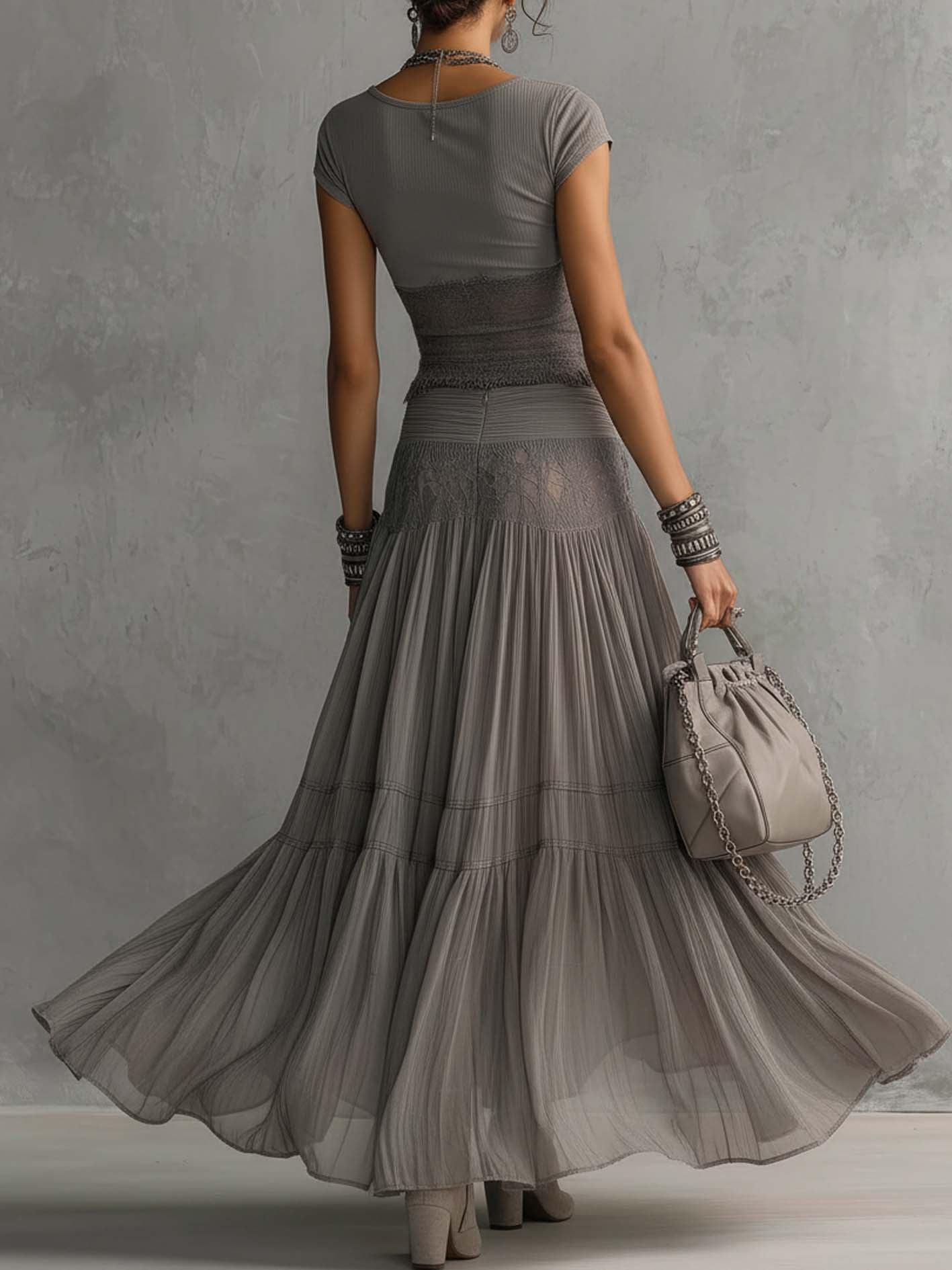 Caterina - Set boho couture dal fascino etereo