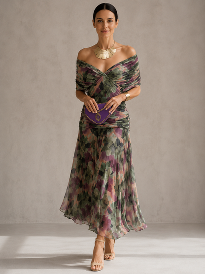Erika | Vestido de noche color coral