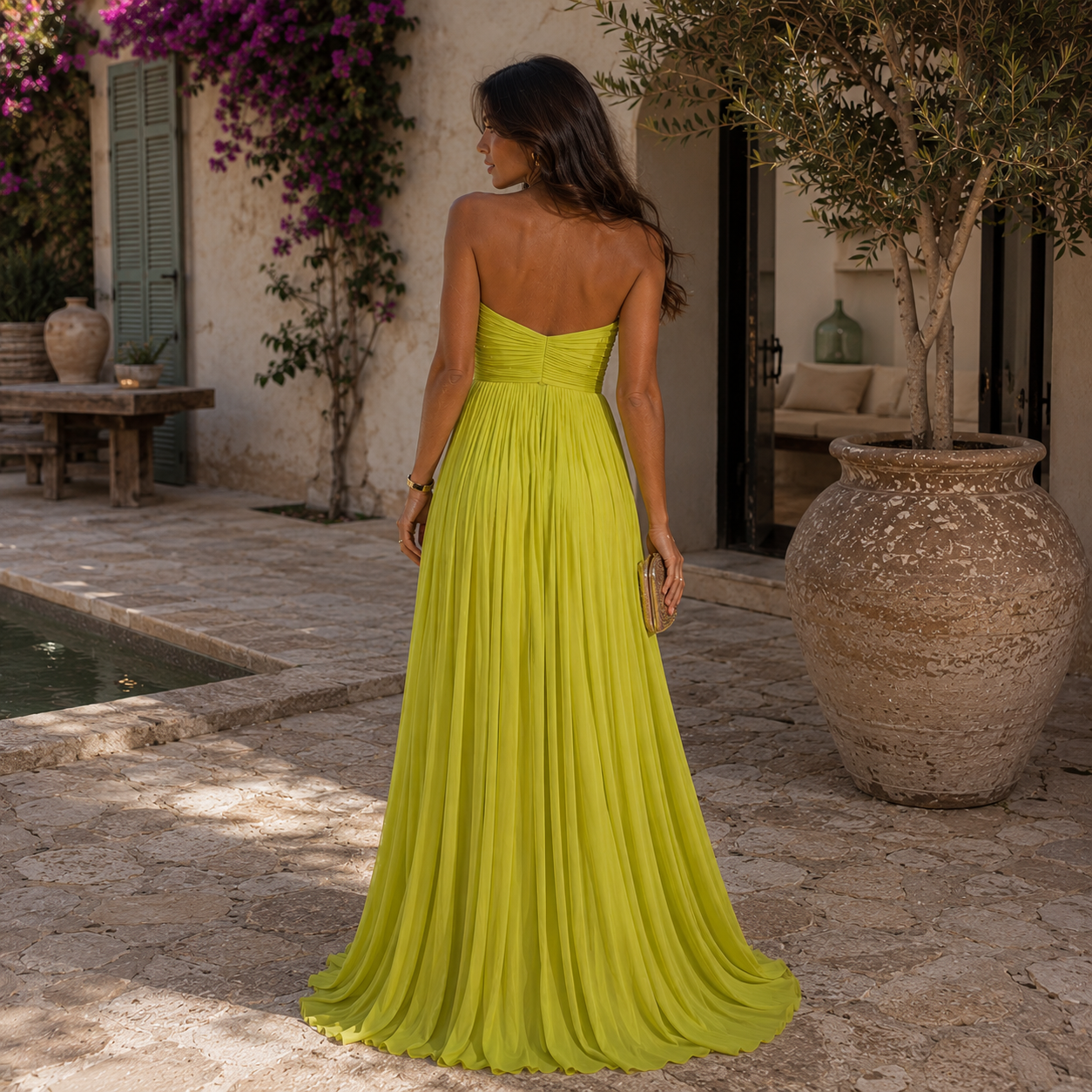 Vestido Julia™ | Elegancia Mediterránea que Ilumina tu Presencia