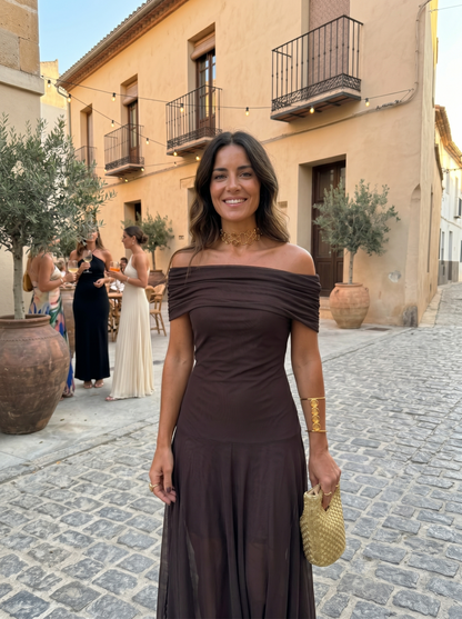 Ainhoa | Vestido largo elegante y sencillo