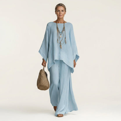 MariLoli | Conjunto boho de mezcla de lino