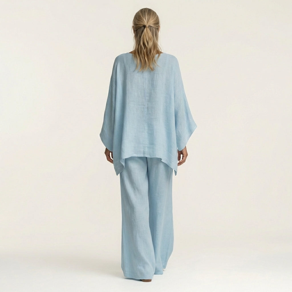 MariLoli | Conjunto boho de mezcla de lino