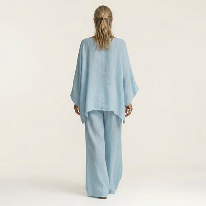 MariLoli | Conjunto boho de mezcla de lino