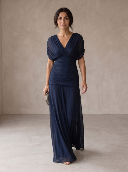 Leticia | Elegante vestido azul