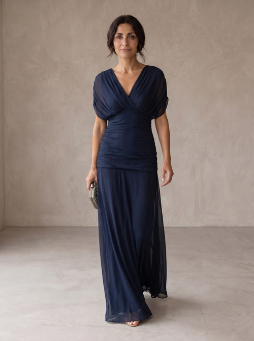 Leticia | Elegante vestido azul
