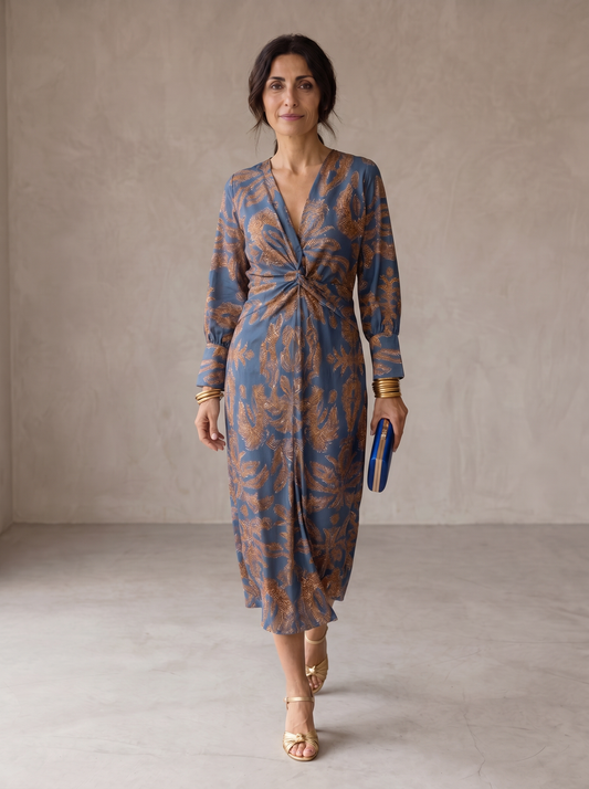 Celeste | Vestido de elegancia floral