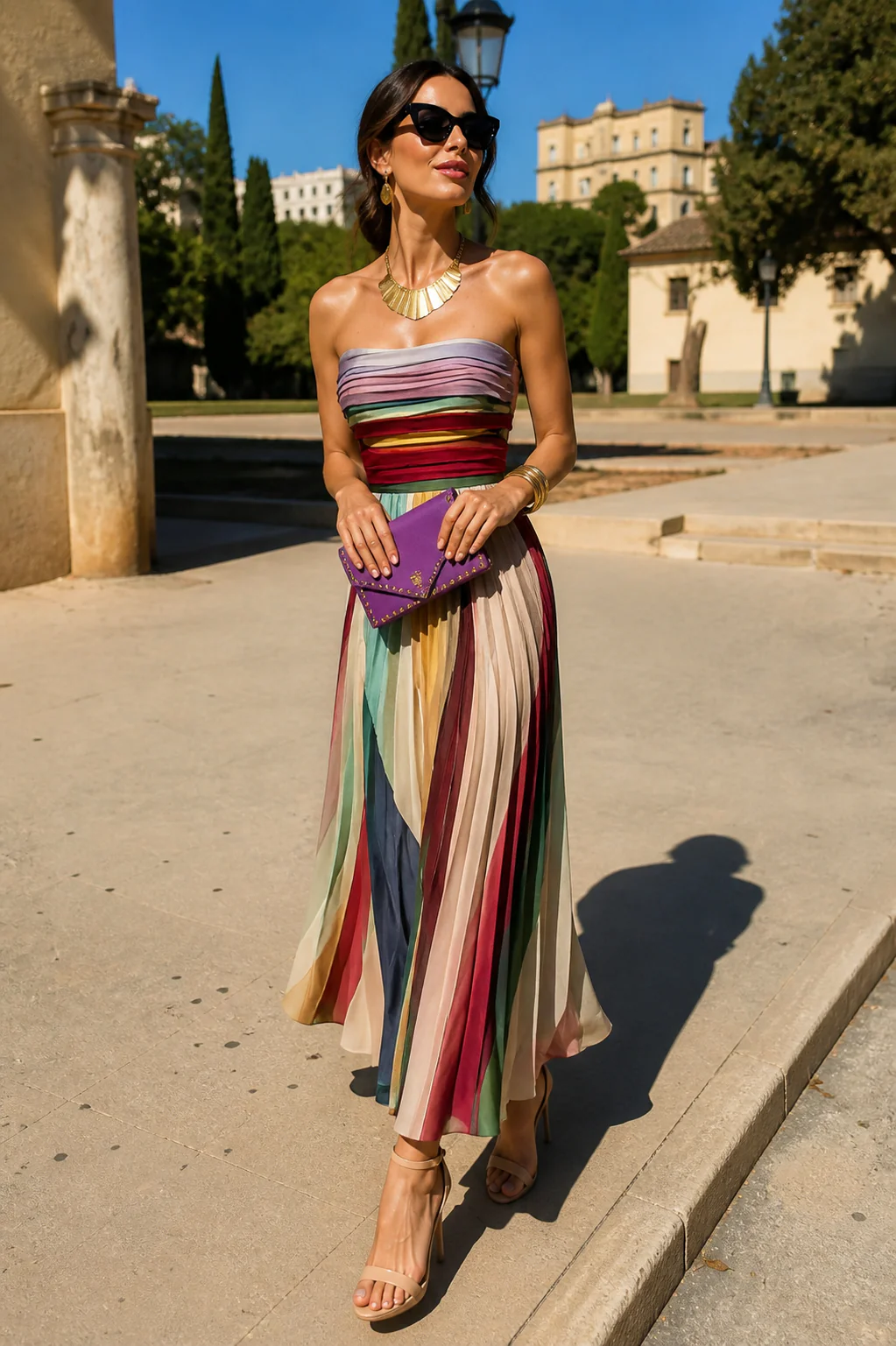Raquel - Vestido largo elegante